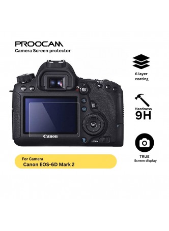 PROOCAM SPC-6DM2 GLASS SCREEN PROTECTOR FOR CANON 6DM2 CAMERA